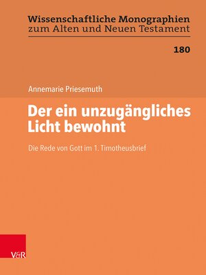 cover image of Der ein unzugängliches Licht bewohnt
